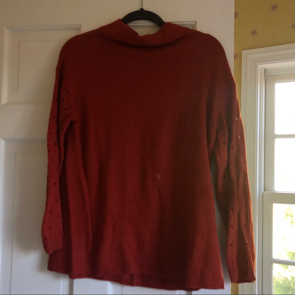 ANTHROPOLOGIE mock neck sweater